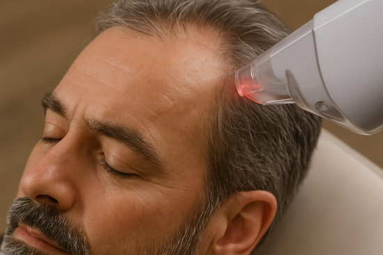 LASER HAIR RESTORATION WITH KERALASE